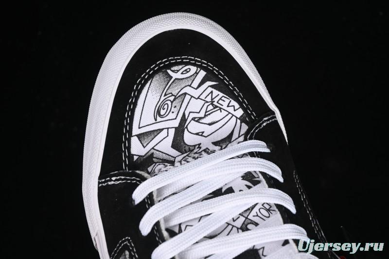 Vans Classics Knu Skool Retro Skate Shoes with Enlarged Toe and Thickened Tongue - VN000CZWBHJ