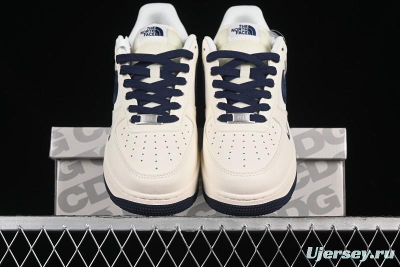 Nike Air Force 1 '07 Low The North Face Collaboration - White Blue Red Casual Sneakers - XZ6188-016