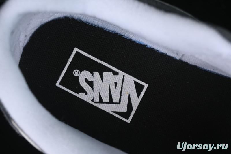 Vans Knu Skool Dark Grey Black Sole Versatile Casual Slip-Resistant Cushioned Platform Sneakers - VN000D22PWT