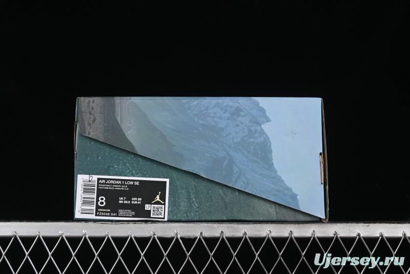 Nike Air Jordan 1 Low AJ1 White Green Double Hook Low-Top Retro Basketball Shoes - FZ5046-041