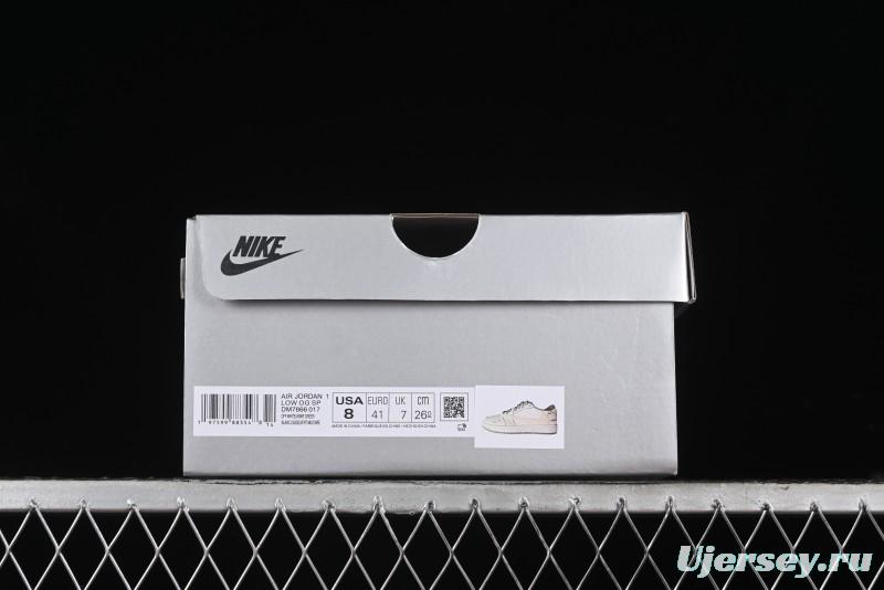 Nike Travis Scott x Fragment Design x Air Jordan 1 Low OG SP AJ1 Retro Sneakers - DM7866-017