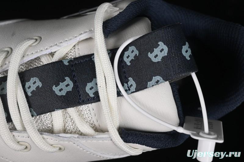 New York Yankees MLB Bigball Chunky Denim Monogram Platform Sneakers - 3ASHBDM4N43NYS