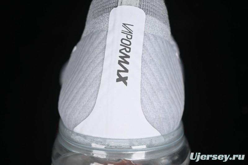 Nike Vapormax Flyknit Breathable Casual Running Shoes with Full-Length Air Cushion - 849558-100