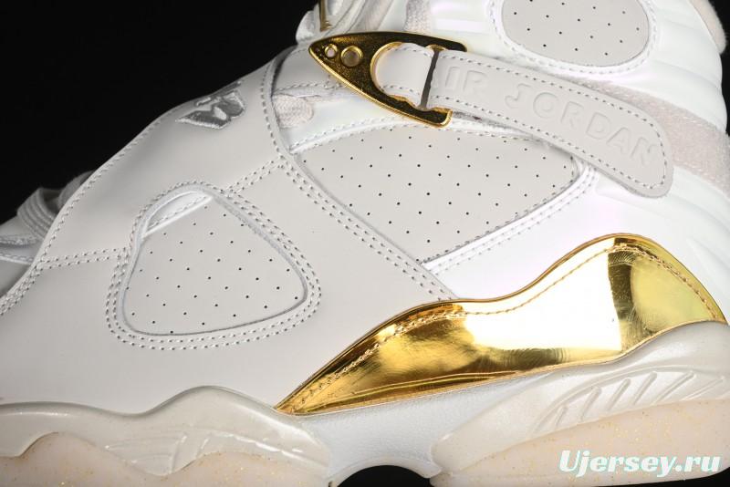 Nike Air Jordan 8 Retro "Champagne" Basketball Shoes Inspired by O'Brien Trophy - 832821-030