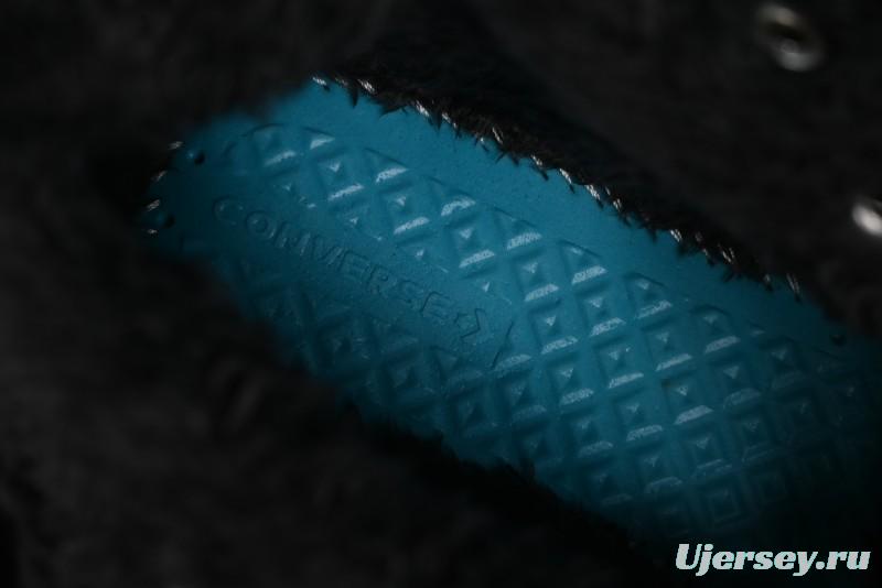 Converse Chuck 1970s Winter Waterproof Leather High-Top Sneakers with Gold Eyelets and Fleece Lining - A12444C