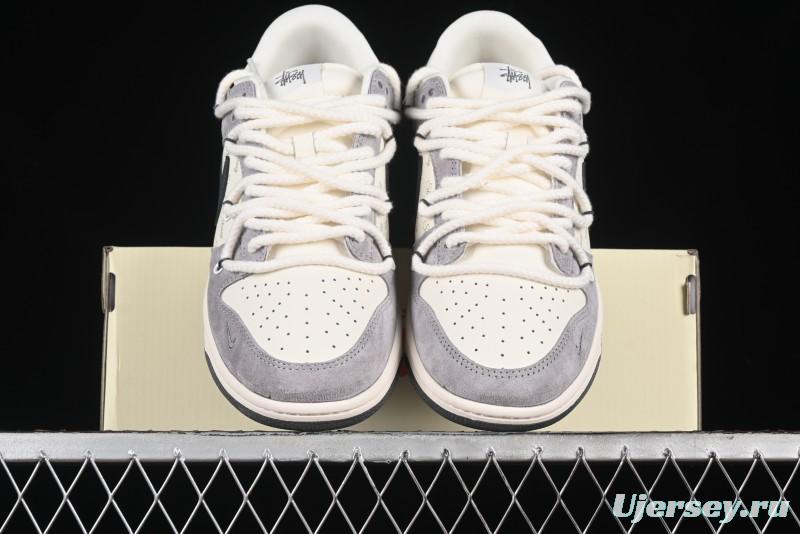 Nike SB Dunk Low Stussy Anniversary Custom Low-Top Casual Skate Shoes - SJ2068-295