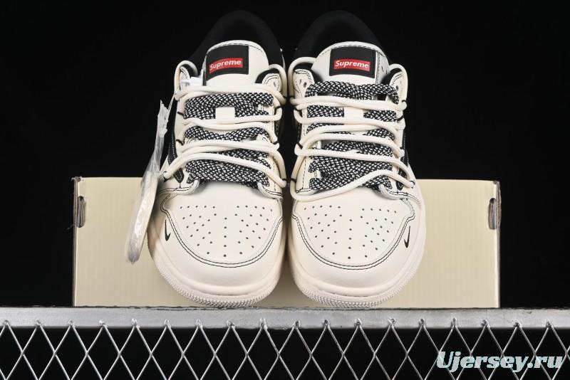 Nike Travis Scott x Fragment Design x Air Jordan 1 Low OG SP AJ1 Supreme Collaboration - SJ0086-134