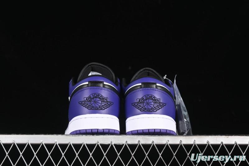 Nike Air Jordan 1 Low AJ1 Grape Purple Low-Top Basketball Shoes - 553558-500