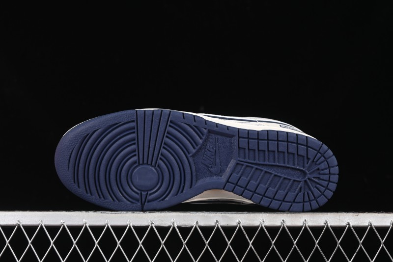Nike SB Dunk Low Supreme Collaboration - Off-White Double Swoosh Anniversary Custom Low-Top Casual Sneakers - XX2025-288