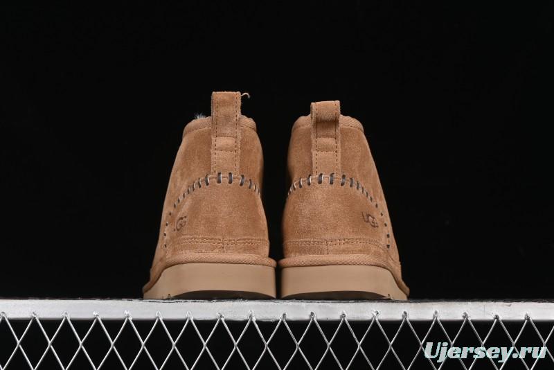 UGG Neumel Moc Ankle Boots in Chestnut Suede with Premium Comfort - 1153631