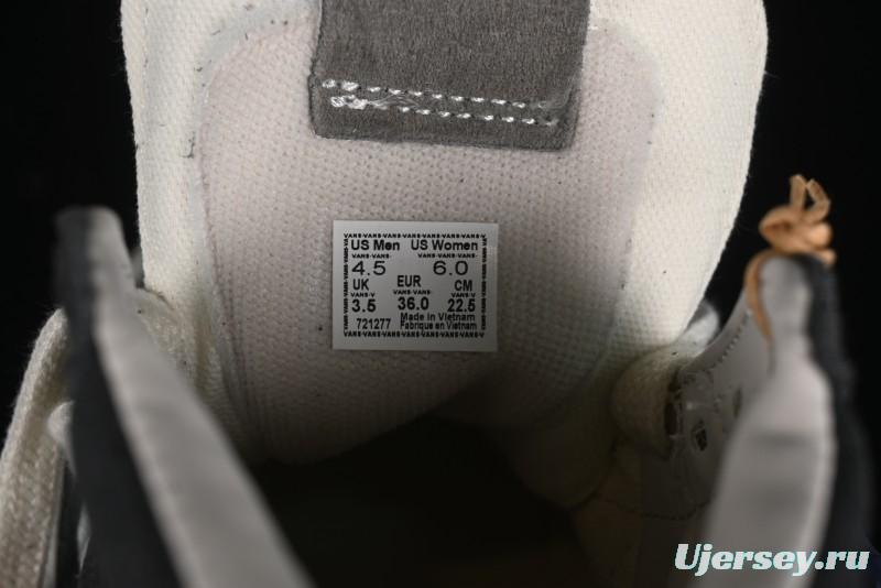 Vans Notre Premium Sk8-Hi High-Top Skate Shoes with Striped Design and Washed Effect - VN000CR0RVN