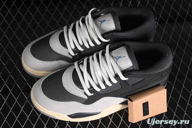 Nike Air Jordan 4 Remastered Sneakers in Black Grey - FQ7938-002