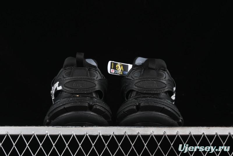 Balenciaga Track Sneaker with Transparent Heel Strap - WTRHW1090