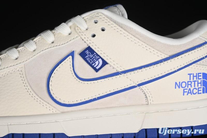 Nike SB Dunk Low The North Face Collaboration Anniversary Edition Custom Low-Top Casual Skate Shoes - KK1333-007