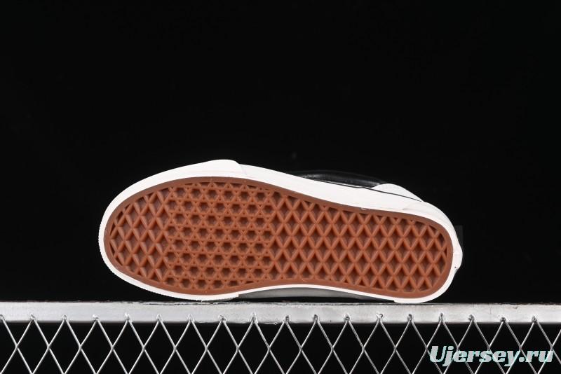 Vans Knu Skool Low Top Retro Casual Vulcanized Sneakers in Grey Black - VN000CZUVA3