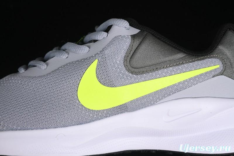 Nike Revolution 7 Wide Running Shoes with Breathable Mesh Upper and Durable Rubber Outsole - FB2207-002