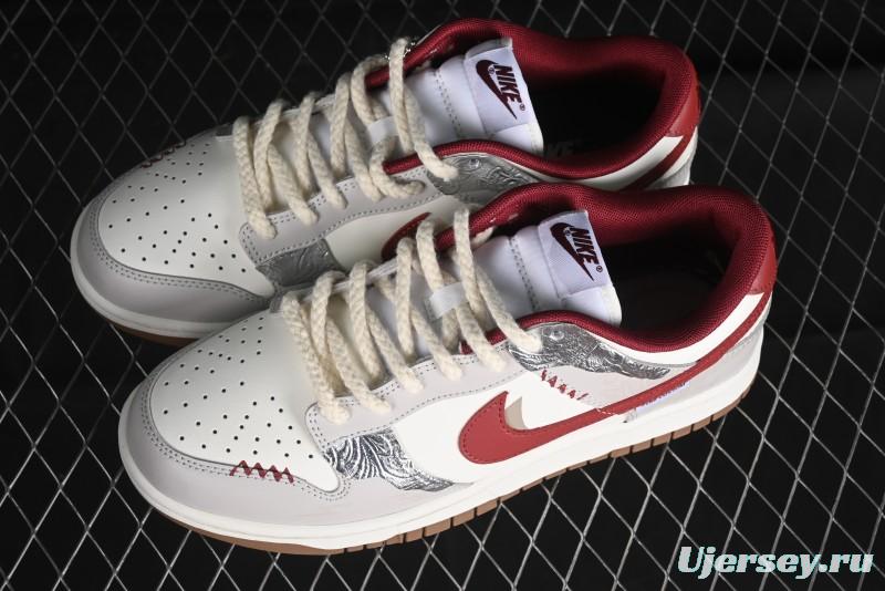 Nike Dunk Low Casual Sneakers with Chinese Style Gradient Design - FB7160-161
