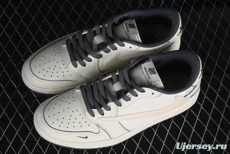 Nike Travis Scott x Fragment Design x Air Jordan 1 Low OG SP AJ1 Casual Sneakers - DM7866-018