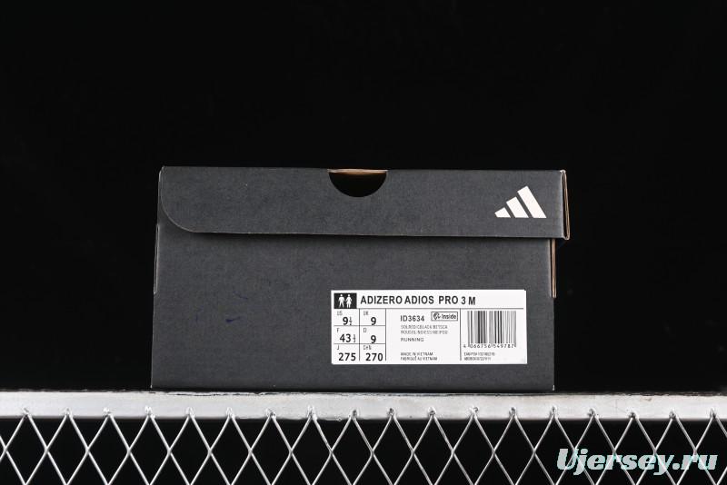 Adidas Adizero Adios Breathable Low-Top Running Shoes - ID3634