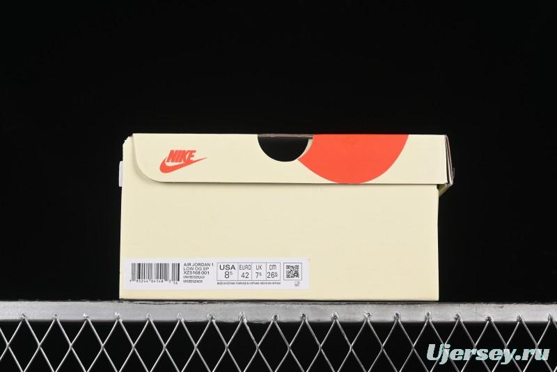 Nike Travis Scott x Fragment Design x Air Jordan 1 Low OG SP AJ1 Lifestyle Sneakers - XZ5168-001