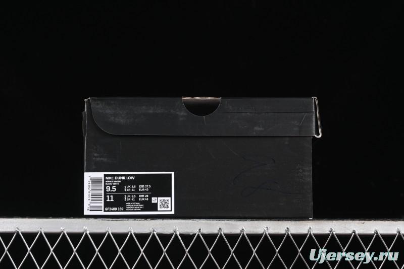 Nike SB Dunk Low YSL Series - White Green Brown Swoosh Anniversary High-End Custom Low-Top Casual Sneakers - GF2409-169