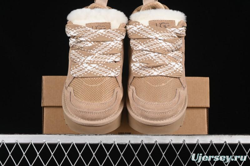 UGG Classic Ultra Mini Melange Low-Top Casual Shoes with Dual-Color Flat Laces - 1144032