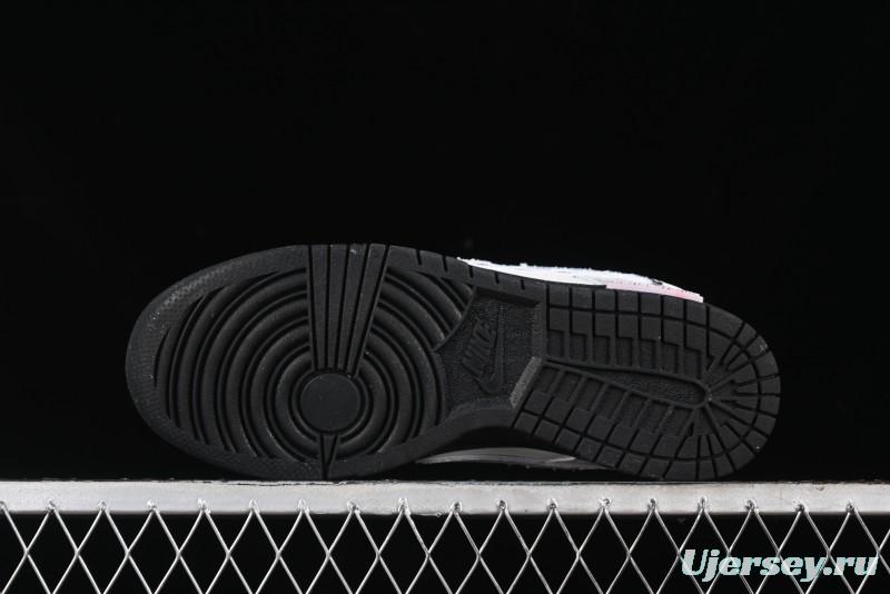 Nike Dunk Low Panda Prank Qixi Special Edition Low-Top Casual Sneakers - DD1391-100