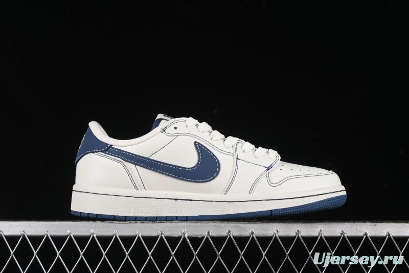 Nike Travis Scott x Fragment Design x Air Jordan 1 Low OG SP AJ1 Bape Collaboration - CH6336-008