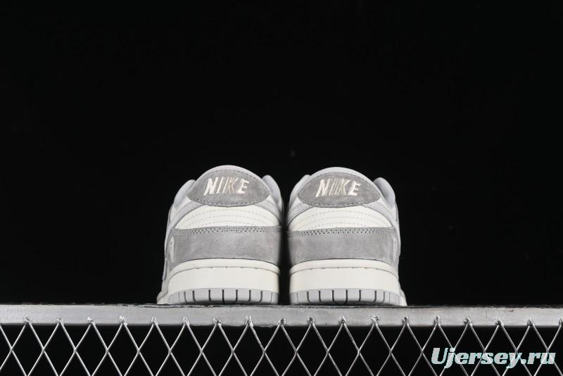Nike SB Dunk Low BAPE Collaboration - Grey Pig 8th Anniversary Custom Low-Top Casual Skate Shoes - CH6336-226