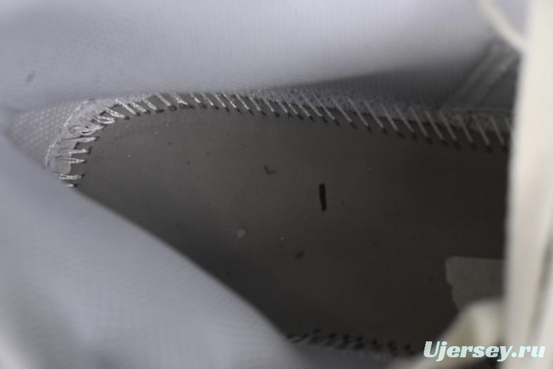 Nike Air Jordan 1 Mid AJ1 Basketball Shoes White Grey - FQ7720-002