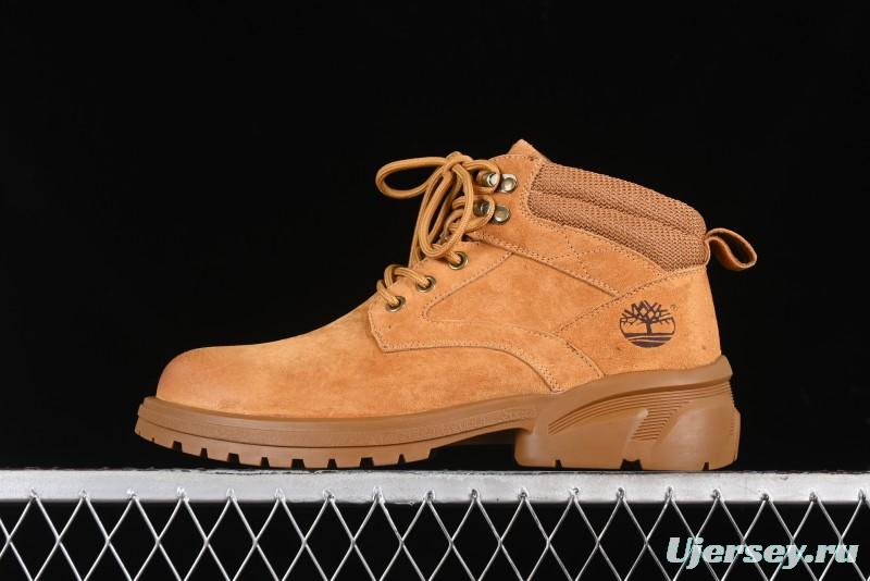 Timberland Outdoor Mid-Top Casual Yellow Boots - TB10088YELLOW