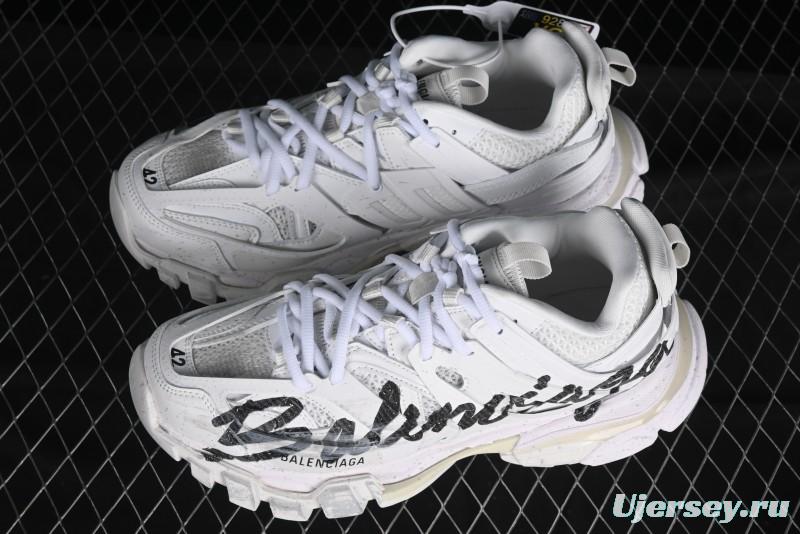 Balenciaga Track Sneaker Tess with Transparent Heel Strap - WTRHW9010