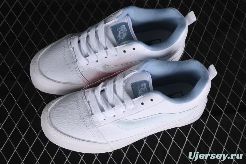 Vans Classics Knu Skool Full Grain Leather White Bread Sneakers - VN0009QCDSB