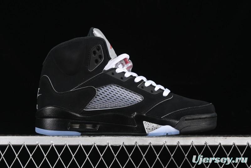 Nike Air Jordan 5 Retro Black Metallic Reimagined Basketball Shoes - HF3975-001