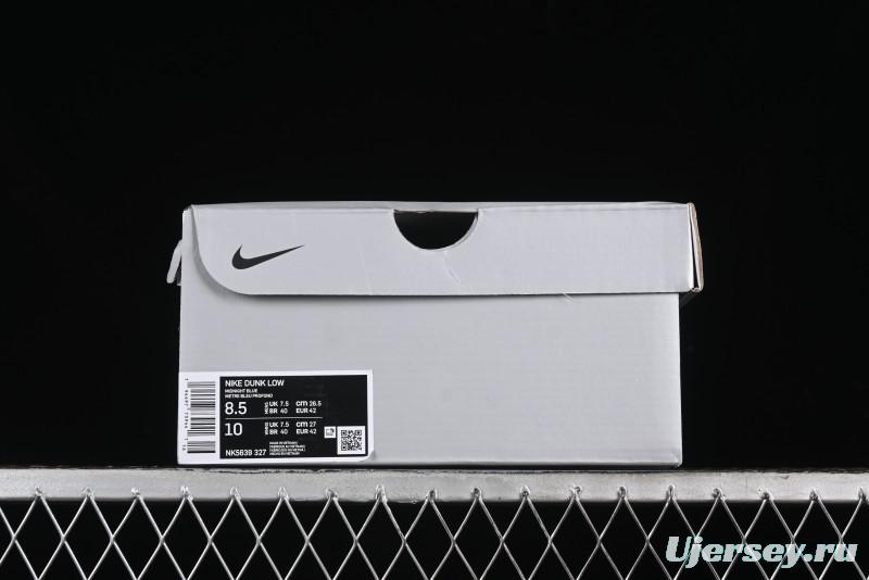 Nike SB Dunk Low Collaboration Three Swooshes Dark Blue Colorway Low-Top Casual Skateboarding Shoes - NK5639-327
