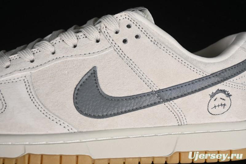 Nike SB Dunk Low TS Collaboration - Anniversary Premium Custom Low-Top Casual Skate Shoes - KK1688-086