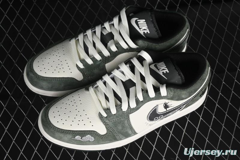 Nike Air Jordan 1 Low Retro Basketball Shoes Custom Wukong Edition - DC2024-031