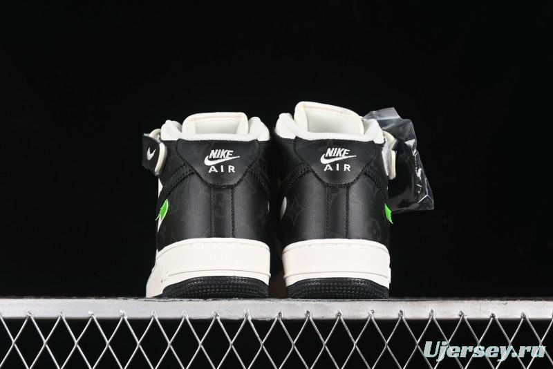 Nike Air Force 1 '07 Mid Casual Sneakers in Black - LL0222-005