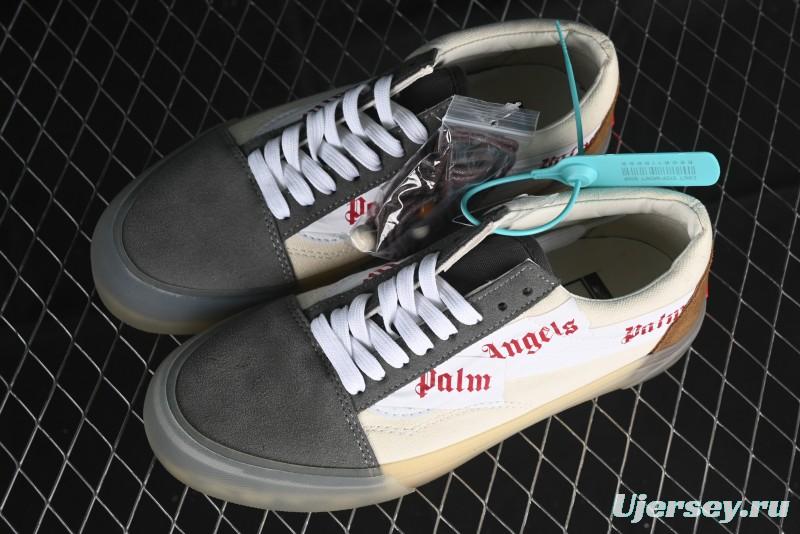 Vans Classics Knu Skool Low-Top Casual Sneakers with White Suede and Gum Sole - VN000CRPGRN