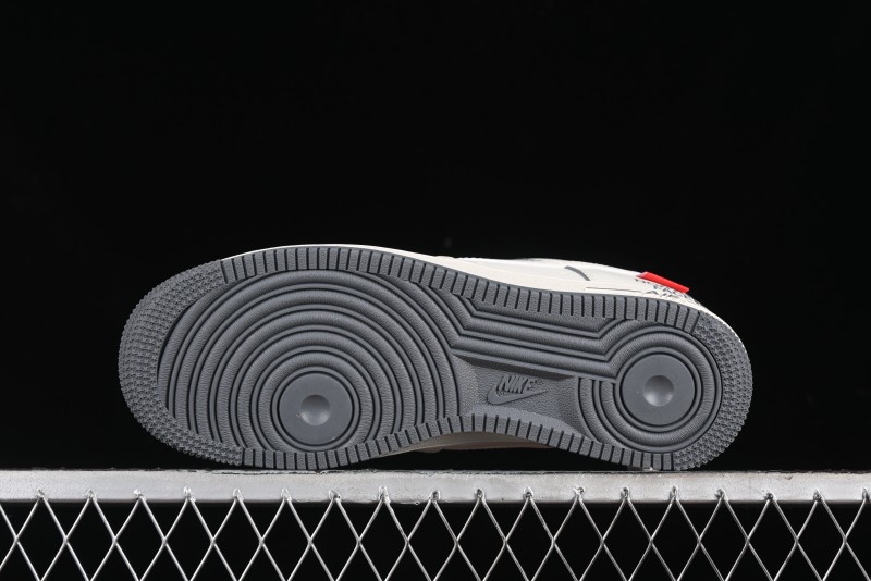 Nike Air Force 1 '07 Low Supreme The North Face Collaboration - Beige Grey Low-Top Casual Sneakers - XZ1996-710