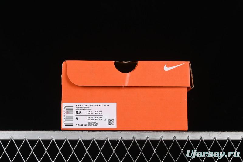 Nike Air Zoom Structure 25 Cushioned Anti-Slip Running Shoes - DJ7884-101