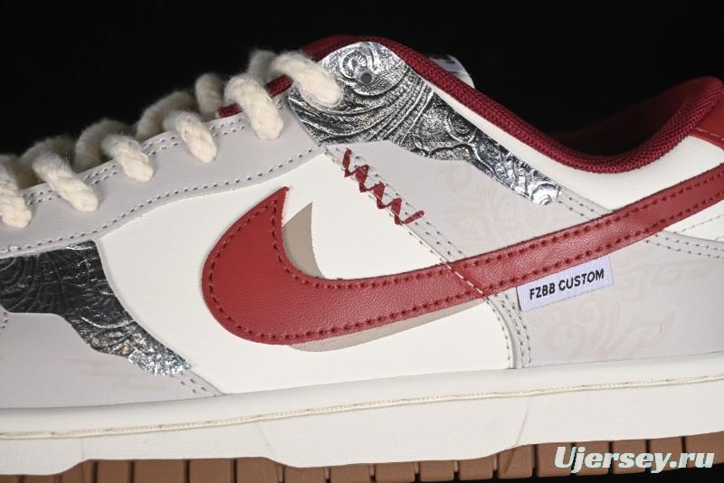 Nike Dunk Low Casual Sneakers with Chinese Style Gradient Design - FB7160-161