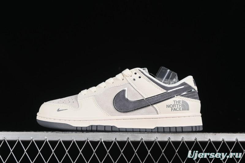 Nike SB Dunk Low The North Face Collaboration - Anniversary High-End Customized Low-Top Casual Skate Shoes - DQ1098-513