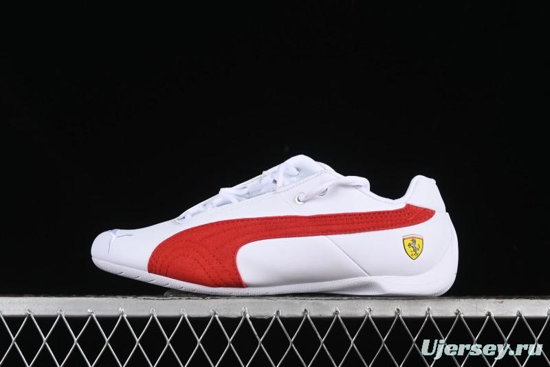Puma Sparco Future Round Toe Lace-Up Leather Fabric Low-Top Lifestyle Casual Shoes - 308585-02