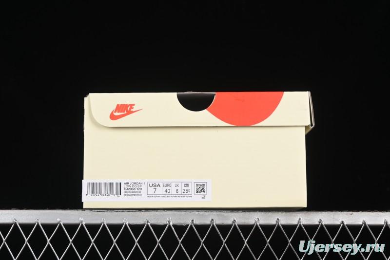 Nike Travis Scott x Fragment Design x Air Jordan 1 Low OG SP AJ1 - SJ2068-120