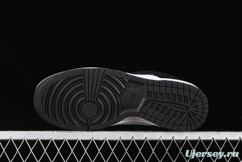 Nike Dunk Low Suede Panda Casual Sneakers - FQ8249-100