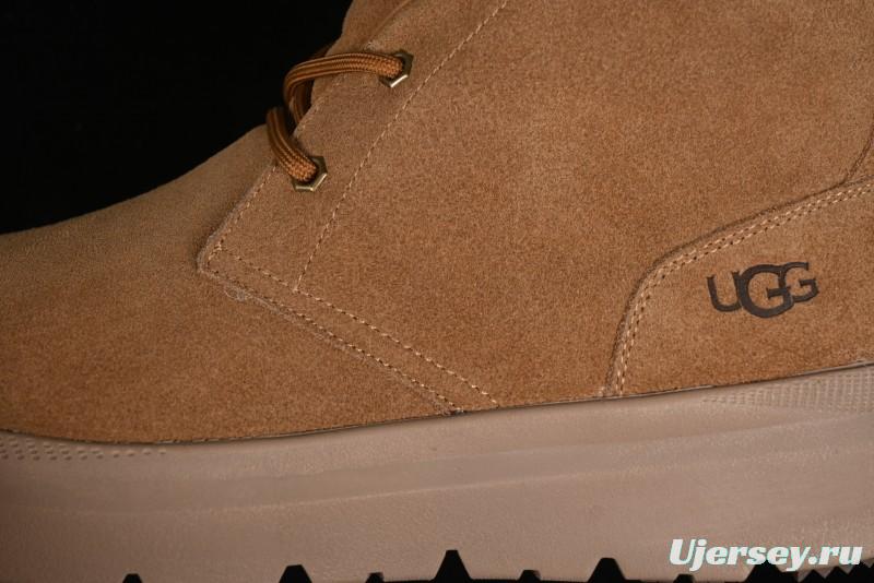 UGG Burleigh Chukka Comfortable Flat Lace-Up Round Toe Fashion Casual Boots - 1151773