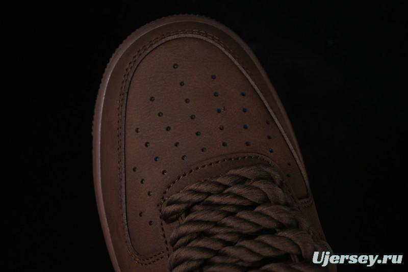 Nike Air Force 1 '07 Low Customized Hemp Rope Casual Sneakers - CW2288-111