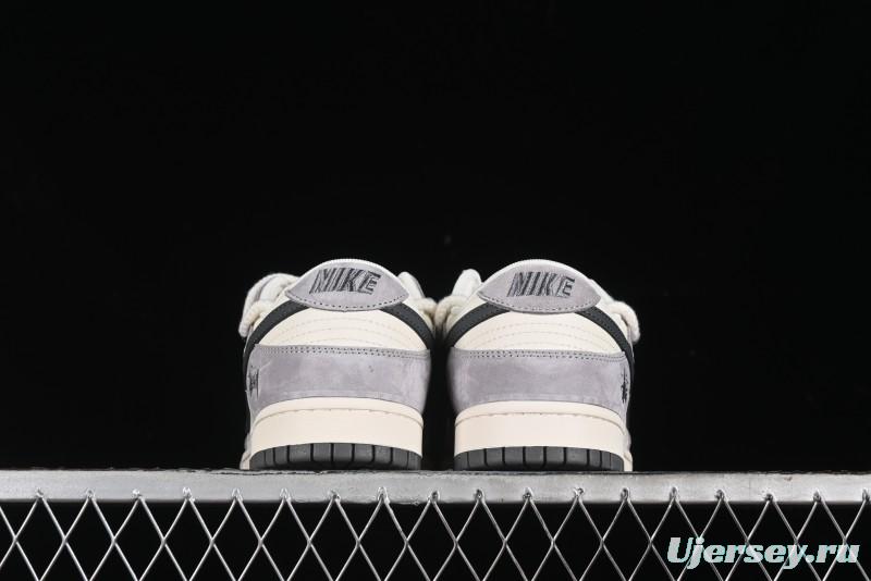 Nike SB Dunk Low Stussy Anniversary Custom Low-Top Casual Skate Shoes - SJ2068-295