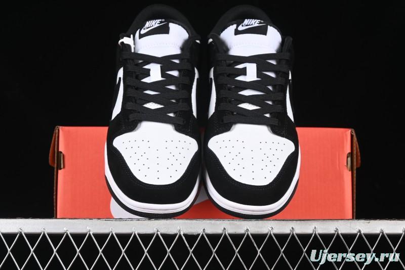 Nike Dunk Low Suede Panda Casual Sneakers - FQ8249-100